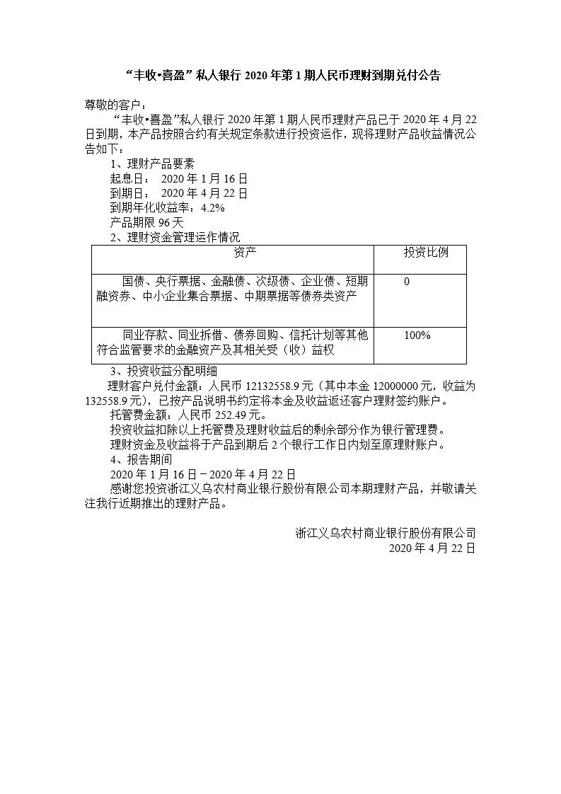 “丰收.喜盈“私人银行专项2020年第1期人民币理财产品兑付公告_01.jpg