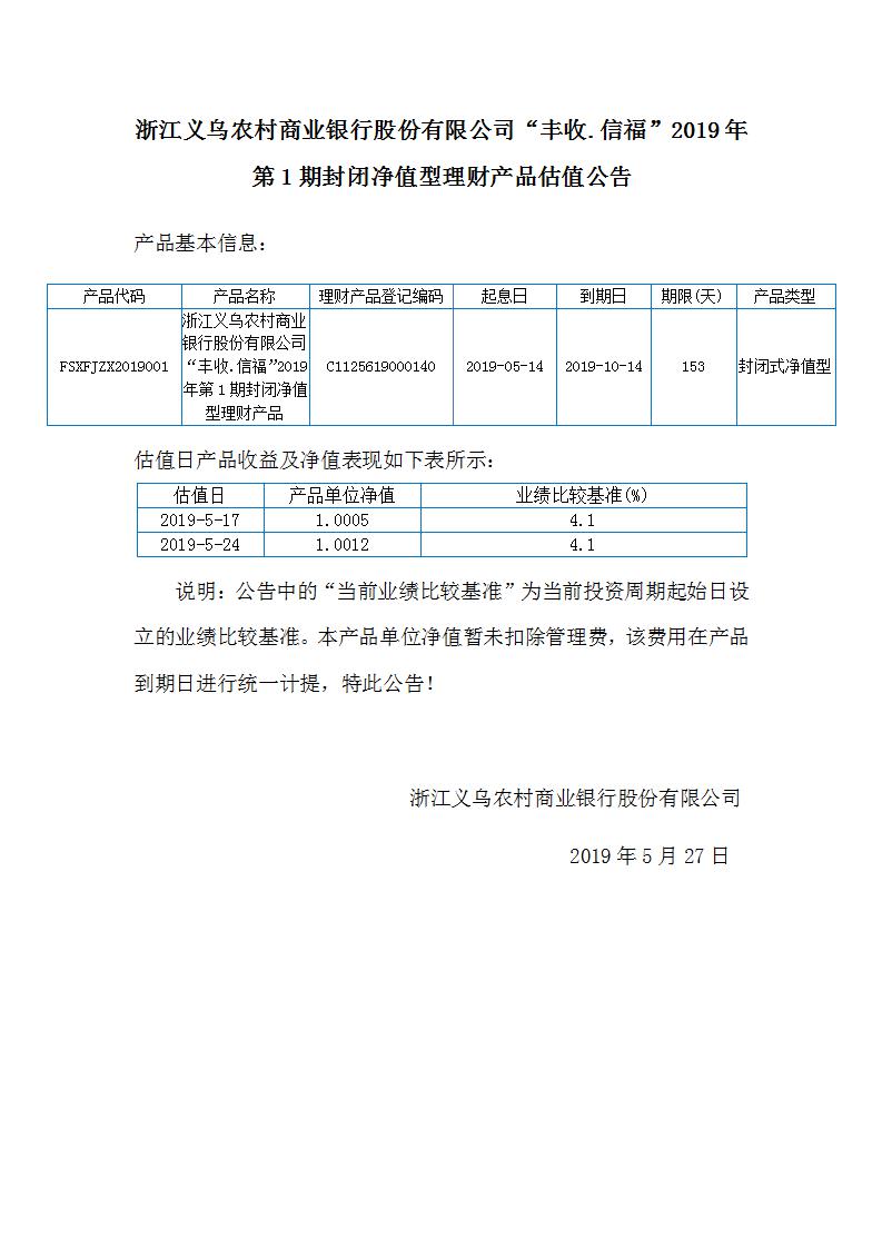 丰收信福2019年第1期封闭净值型产品估值公告_01.jpg