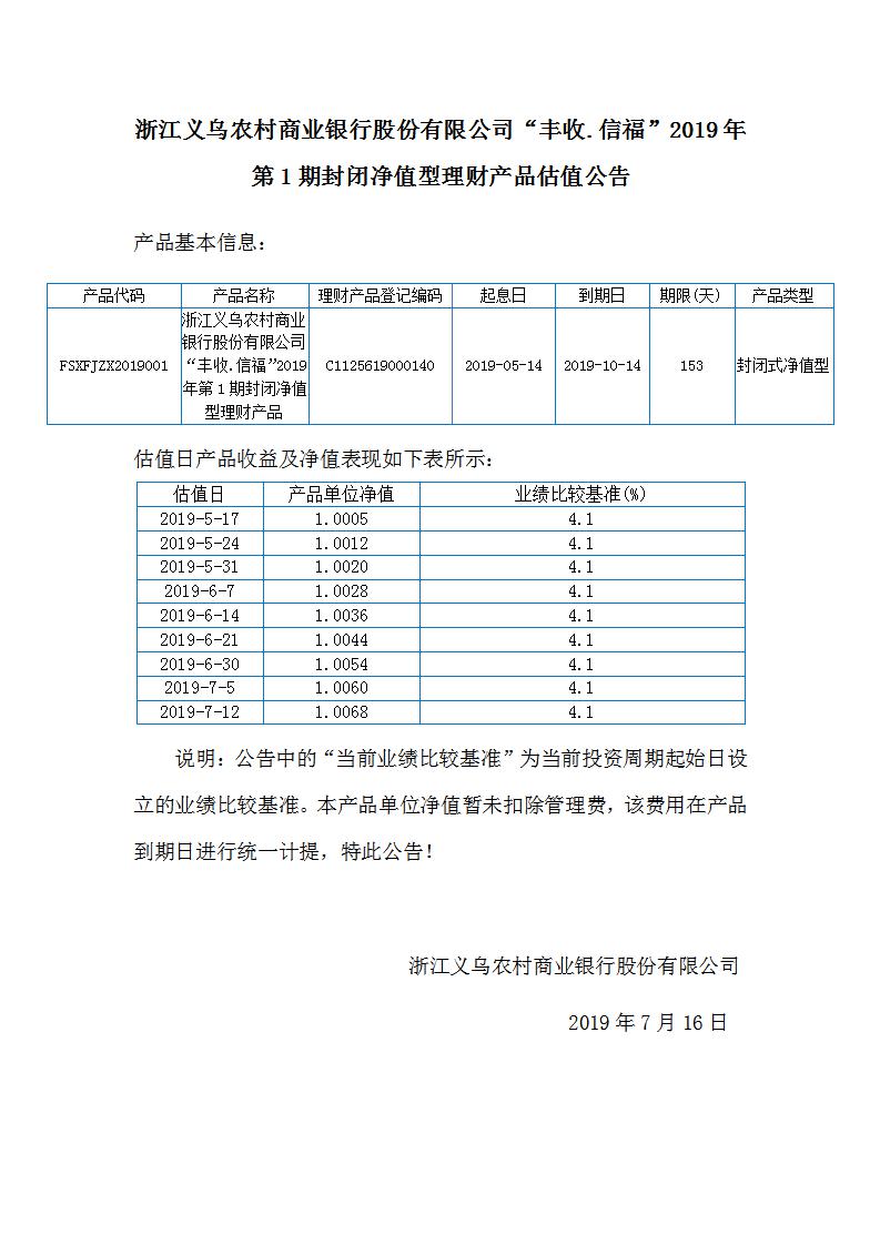 丰收信福2019年第1期封闭净值型产品估值公告_01.jpg