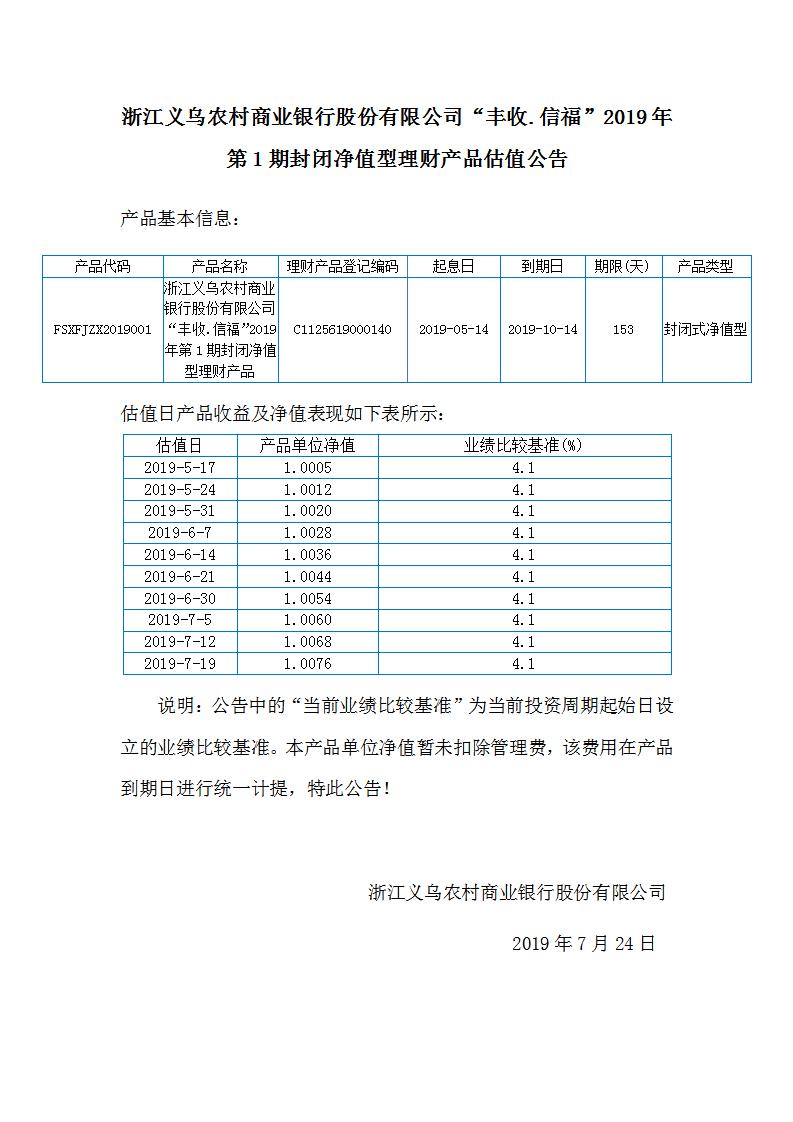 丰收信福2019年第1期封闭净值型产品估值公告_01.jpg
