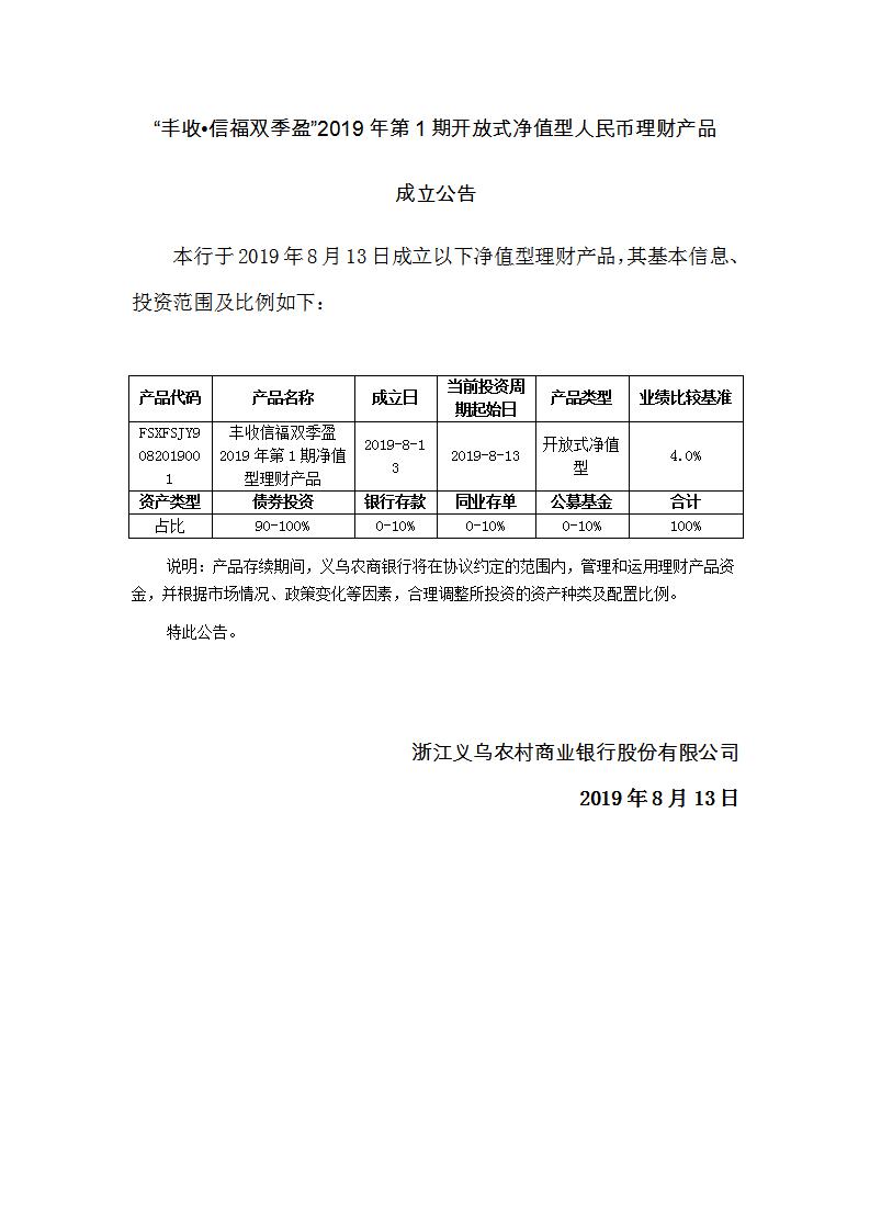 丰收信福双季盈2019年第1期开放式净值型理财产品成立公告_01.jpg