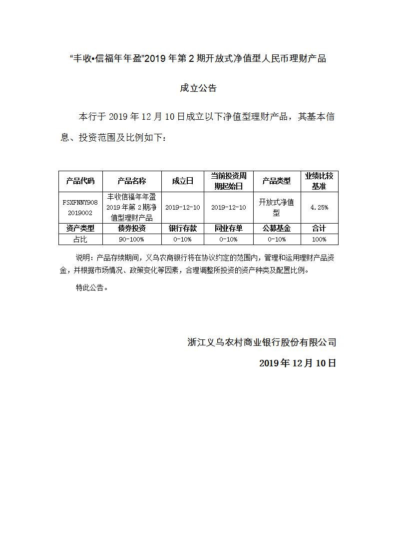 “丰收信福年年盈”2019年第2期开放式净值型理财产品成立公告_01.jpg